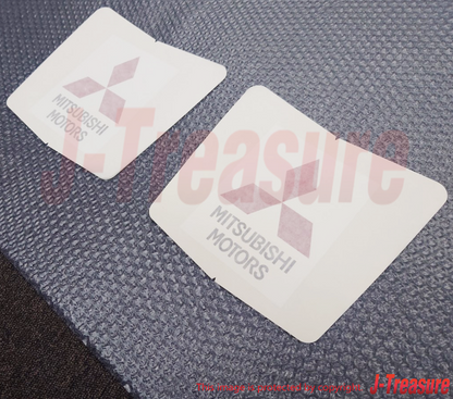 MITSUBISHI LANCER EVO6 TOMMI MAKINEN CP9A Genuine R/W Side Three-Dia Decal 2 Set