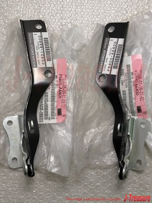 NISSAN SKYLINE GT-R R34 BNR34 Genuine Bonnet Hood Hinge Right & Left Set OEM
