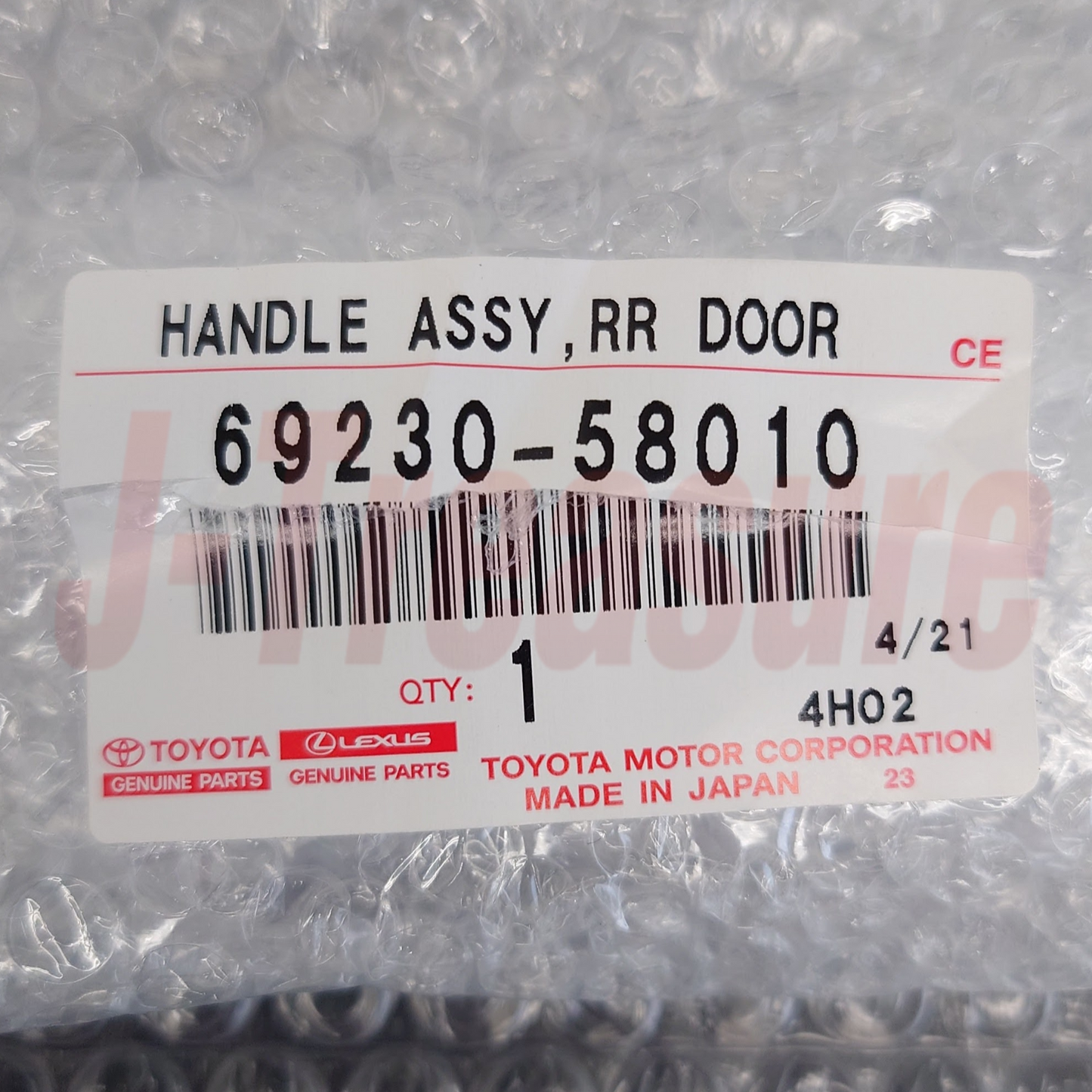 TOYOTA ALPHARD ANH10 02-15 Genuine Chrome Slide Door Outside Handle RH & LH Set