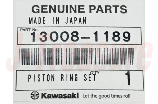 KAWASAKI KLX110 2002-2009 Genuine Piston Ring Set STD 13008-1189 OEM