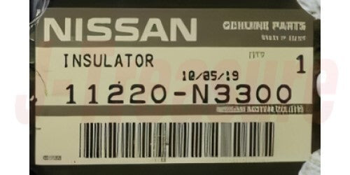 NISSAN 280ZX 79-83 Genuine En/Mounting Insulator Front 11220-N3300 x2 Set OEM