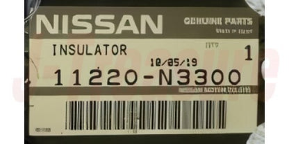 NISSAN 280ZX 79-83 Genuine En/Mounting Insulator Front 11220-N3300 x2 Set OEM