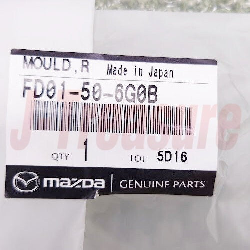 MAZDA RX-7 FD3S 93-95 Genuine Rear Grass Windshield Molding Clip & Joint Set OEM