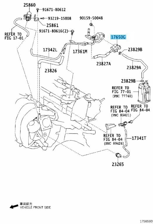 TOYOTA 4RUNNER SCION XA XB Genuine Duty Vacuum Switching Valve 90910-12276 OEM
