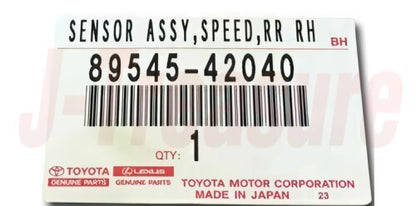 TOYOTA RAV4 ACA3# GSA3# 2006-2012 Genuine Rear Speed Sensor RH 89545-42040 OEM