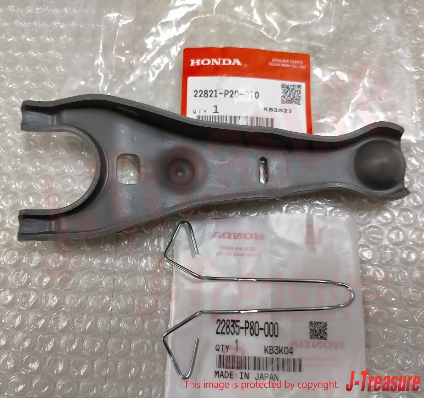 HONDA CR-X DEL SOL EG1 EJ4 93-97 Genuine Clutch Release Fork & Spring Set OEM