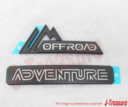TOYOTA RAV4 MXAA54L Genuine Back Door Name Plate "OFF ROAD" & "ADVENTURE" Set