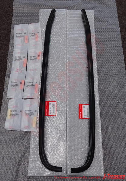 HONDA INTEGRA DC1 DC2 94-01 Genuine Front Windshield Molding RH LH Clip Set OEM