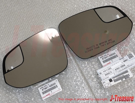 TOYOTA RAV4 2016-2018 Genuine Heated Side View Mirror Glass Righ & Left Set OEM