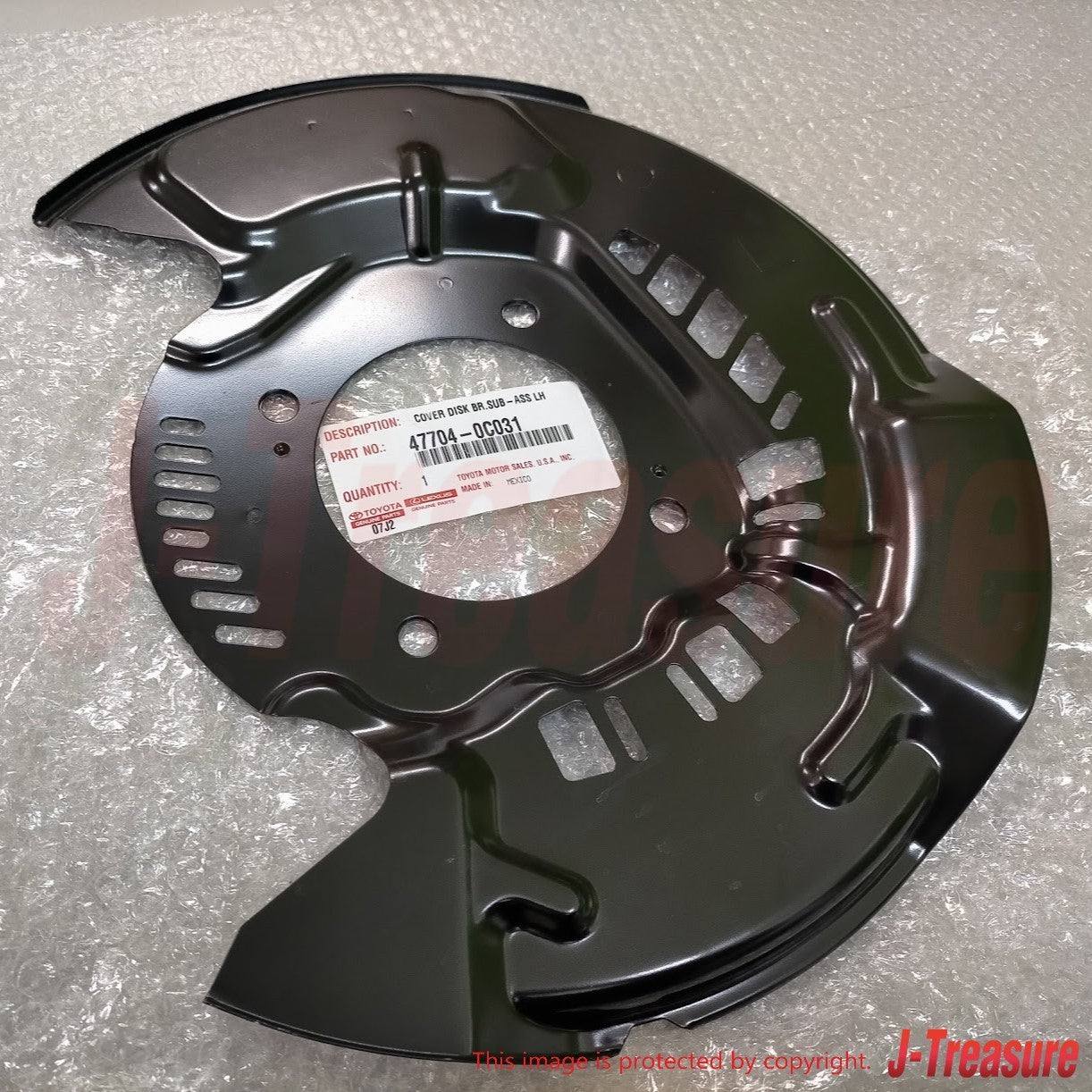 TOYOTA SEQUOIA 08-22 TUNDRA 07-21 Genuine Cover Disc Brake Dust Front Set OEM