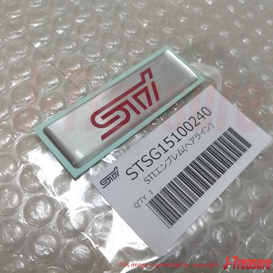 SUBARU WRX STI IMPREZA BRZ FORESTER Genuine STI Emblem Hairline STSG15100240 OEM