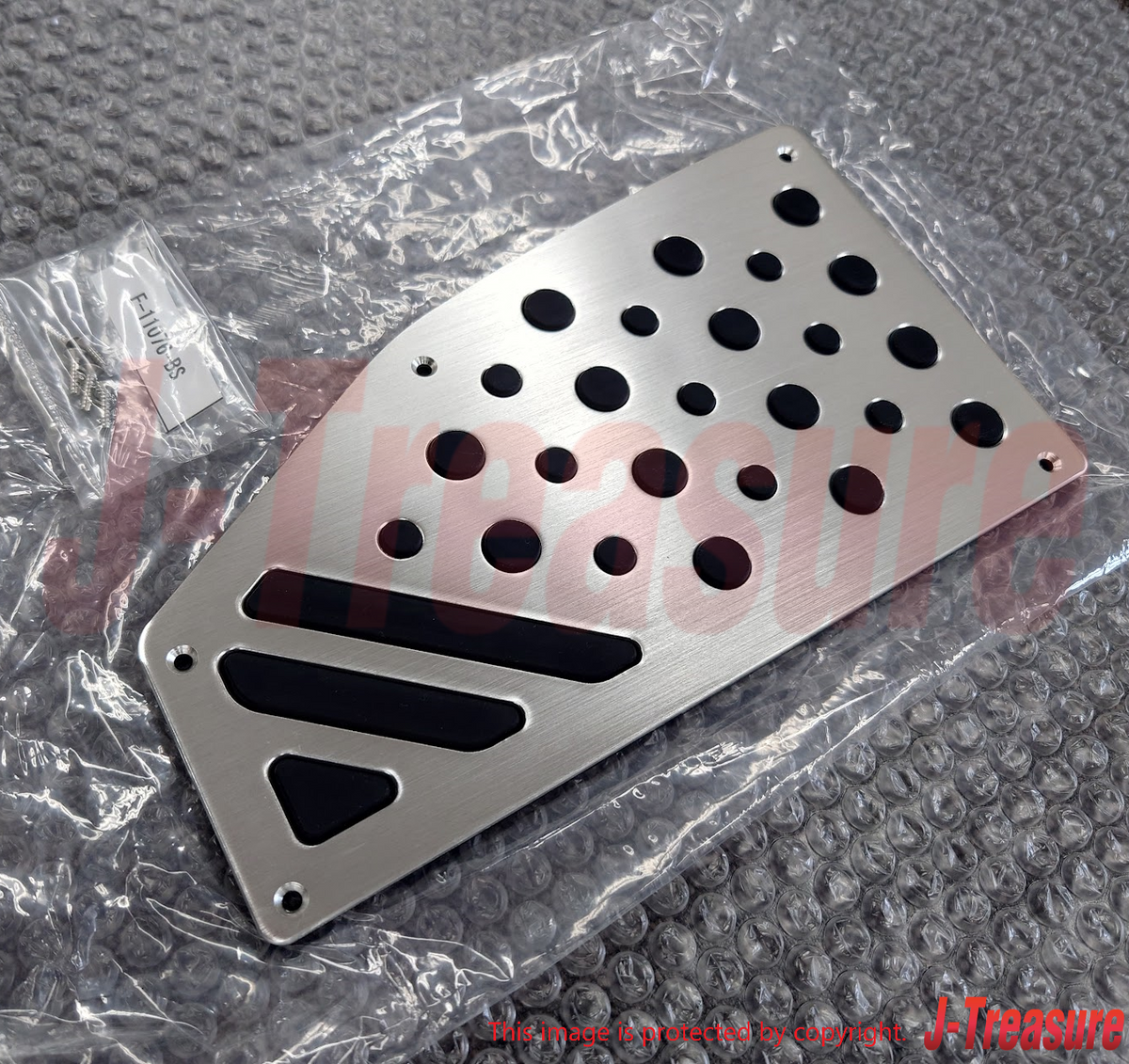 MITSUBISHI LANCER Evo10 CZ4A Genuine Aluminum Foot Rest Cover MZ525044 OEM