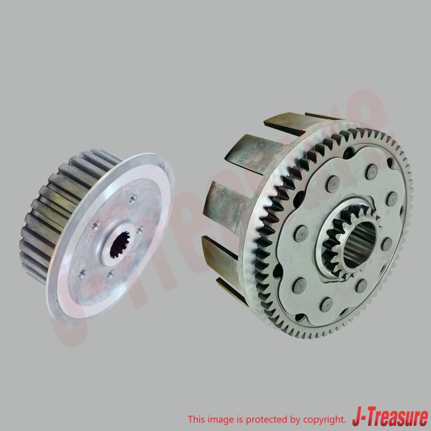 YAMAHA YZ125 '05-24 YZ125X '20-24 Genuine Primary Driven Gear & Clutch Boss Set