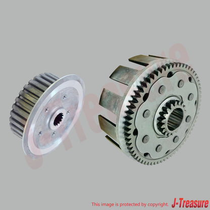 YAMAHA YZ125 '05-24 YZ125X '20-24 Genuine Primary Driven Gear & Clutch Boss Set