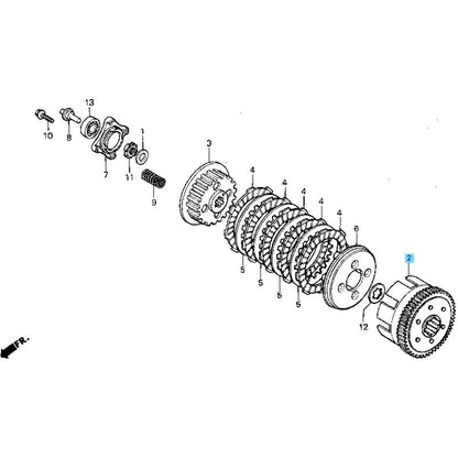 HONDA XR200R 1981-1983 1986-2002 Genuine Clutch(Outer) 22100-437-020 OEM