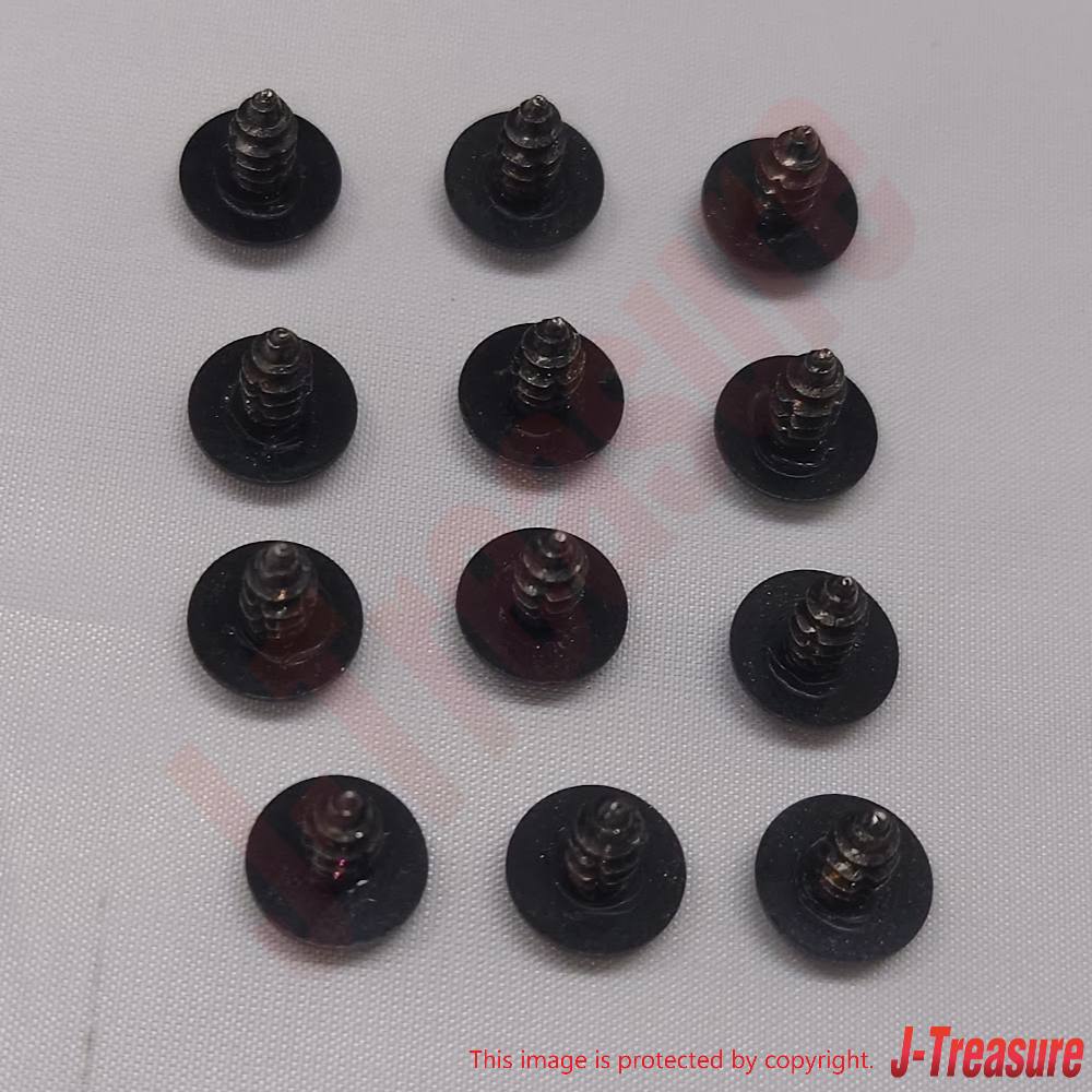 HONDA ACURA Genuine Door Sash Garnish Tapping Screw 90142-S04-000 Set of 12 OEM