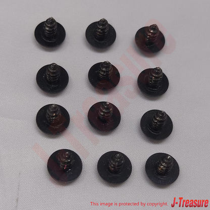 HONDA ACURA Genuine Door Sash Garnish Tapping Screw 90142-S04-000 Set of 12 OEM