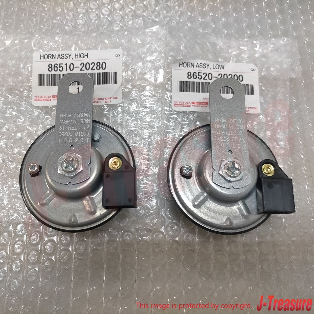 TOYOTA RAV4 ACA30 2006-2022 Genuine High & Low Pitched Horn Assy Set OEM