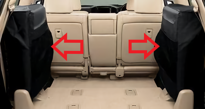 TOYOTA LAND CRUISER 200 08-18 Genuine Third Seat Cover Case 08263-60030-C0 OEM
