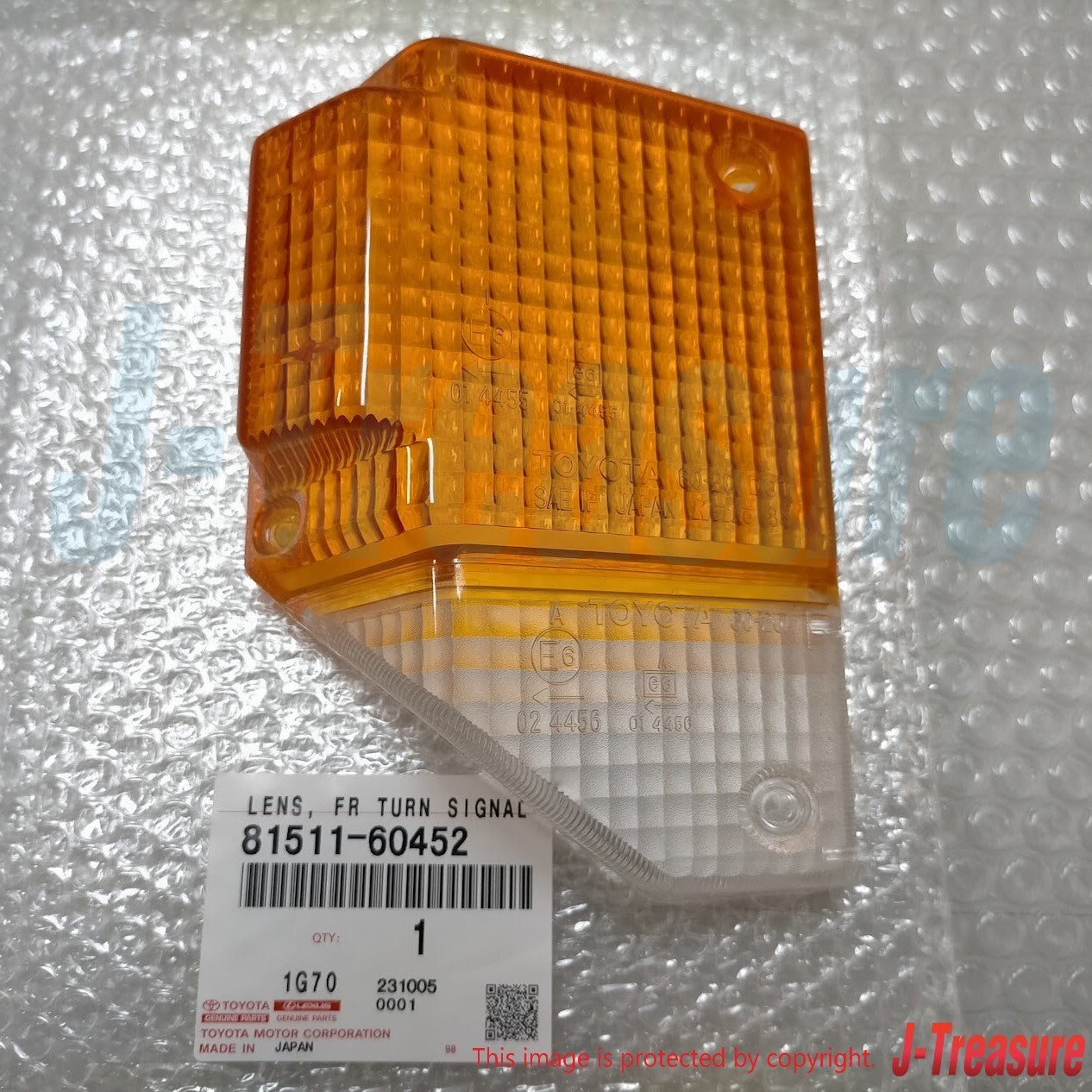 TOYOTA LAND CRUISER BJ70 Genuine Front Turn Signal Lamp Lens RH & LH Set OEM