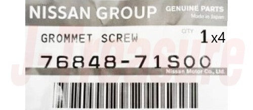 NISSAN 370Z Z34 09-20 Genuine Pillar Finisher Grommet 76848-71S00 x4 Set OEM