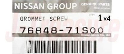 NISSAN 370Z Z34 09-20 Genuine Pillar Finisher Grommet 76848-71S00 x4 Set OEM
