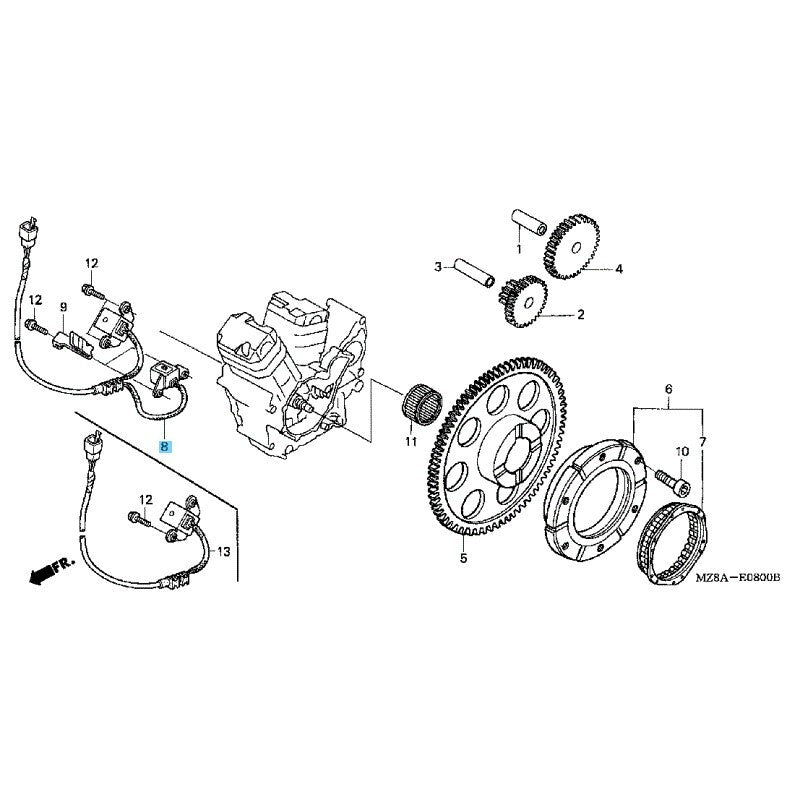HONDA SHADOW VLX VT600C 88-89 91-97 99-03 Genuine Generator Pulse 30300-MR1-003