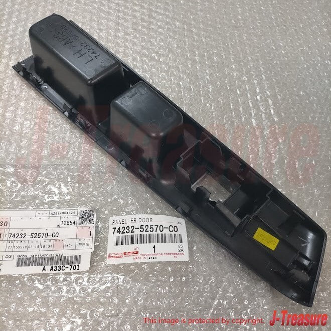TOYOTA VITZ 10-14 RHD Genuine Front Armrest Upper Panel Left 74232-52570-C0 OEM