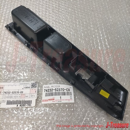 TOYOTA VITZ 10-14 RHD Genuine Front Armrest Upper Panel Left 74232-52570-C0 OEM