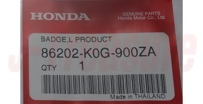 HONDA SUPER CUB C125 JA58 2018- Genuine Front Cowl Emblem Right & Left Set OEM