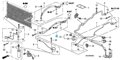 HONDA S2000 AP1 AP2 2000-2009 Genuine A/C Discharge Hose Comp 80315-S2A-003 OEM