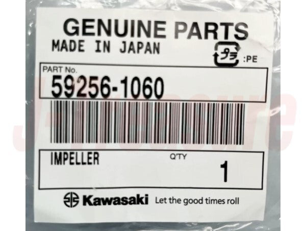 KAWASAKI VULCAN 500 LTD EN500 96-09 Genuine Water Pump Impeller 59256-1060 OEM