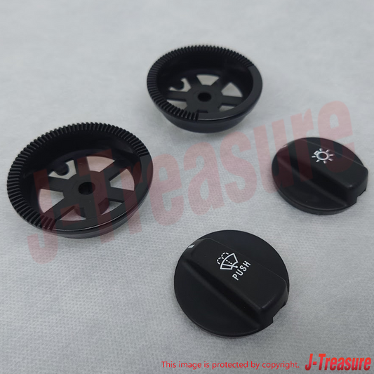 TOYOTA AE86 LEVIN TRUENO Genuine Wiper & Light Control Knob Switch Set OEM Parts