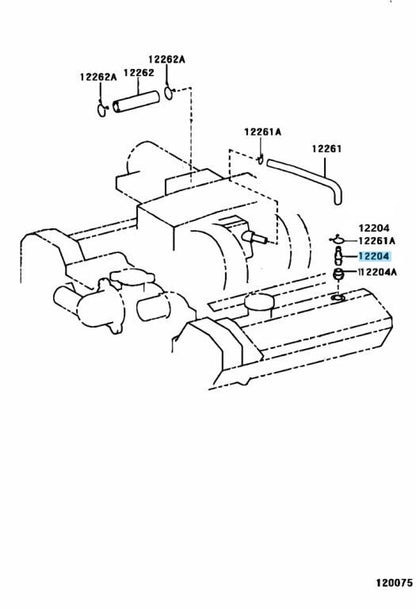 TOYOTA LAND CRUISER LEXUS GS LS SC LX Genuine Ventilation Valve 12204-50020 OEM