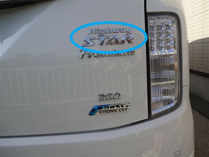 NISSAN ELGRAND E52 SERENA C27 Genuine Rear Emblem Badge "Highway STAR" OEM Parts