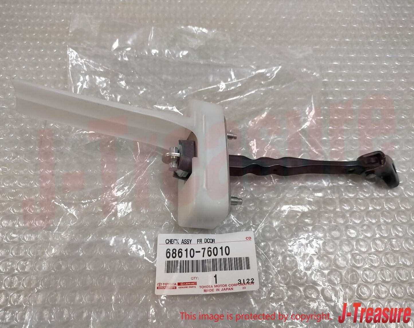 TOYOTA LEXUS CT200h ZWA10 11-15 Genuine Front Door Check Assy RH 68610-76010 OEM