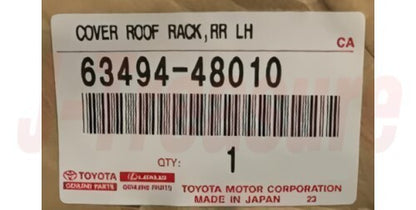 TOYOTA HIGHLANDER ACU20 01-07 Genuine Roof Rack Leg Cover Rear LH 63494-48010