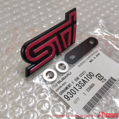 SUBARU FORESTER SG9 2004-2008 Genuine Front Emblem ・ｽhSTI・ｽh 93013SA100 OEM JDM