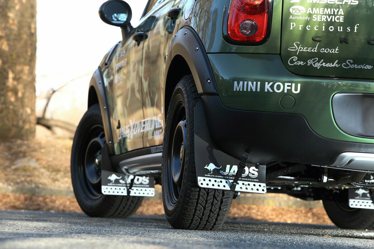 JAOS Mud Flap Splash Guard Black 2pcs RAV4 CH-R ESCUDO VITARA CX-5 OUT LANDER