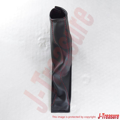 NISSAN GT-R R35 NISMO Genuine Hand Side Brake Cover Boot Red Stitch Leather OEM