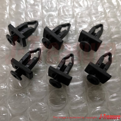 NISSAN FAIRLADY Z 300ZX Z32 Genuine Cowl Top Grill Clip 66814-01A00 6pcs Set OEM
