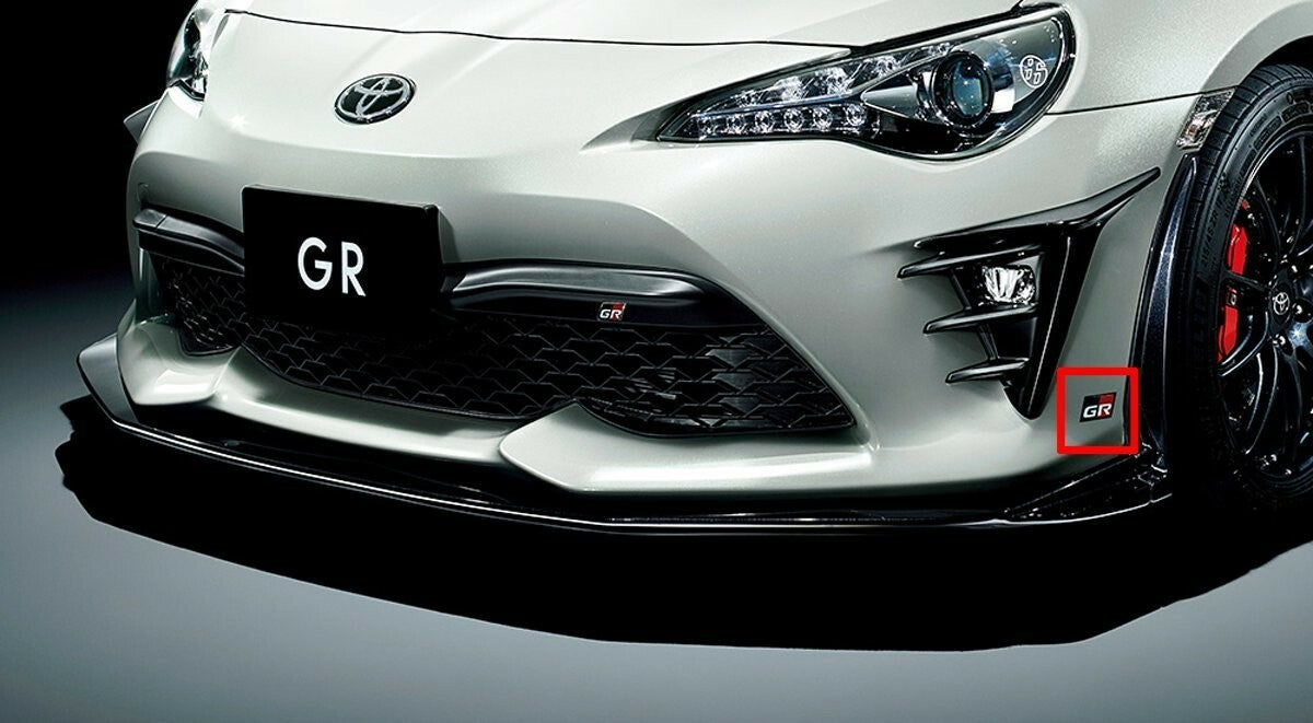 TOYOTA GR SPORT Genuine GR Logo Discharge Tape 50mm x 25mm Set of 4 MS373-00002