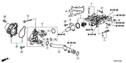 HONDA CR-V 2020 Genuine Electric Water Pump Set 19200-6C1-305 OEM HYBRID OEM