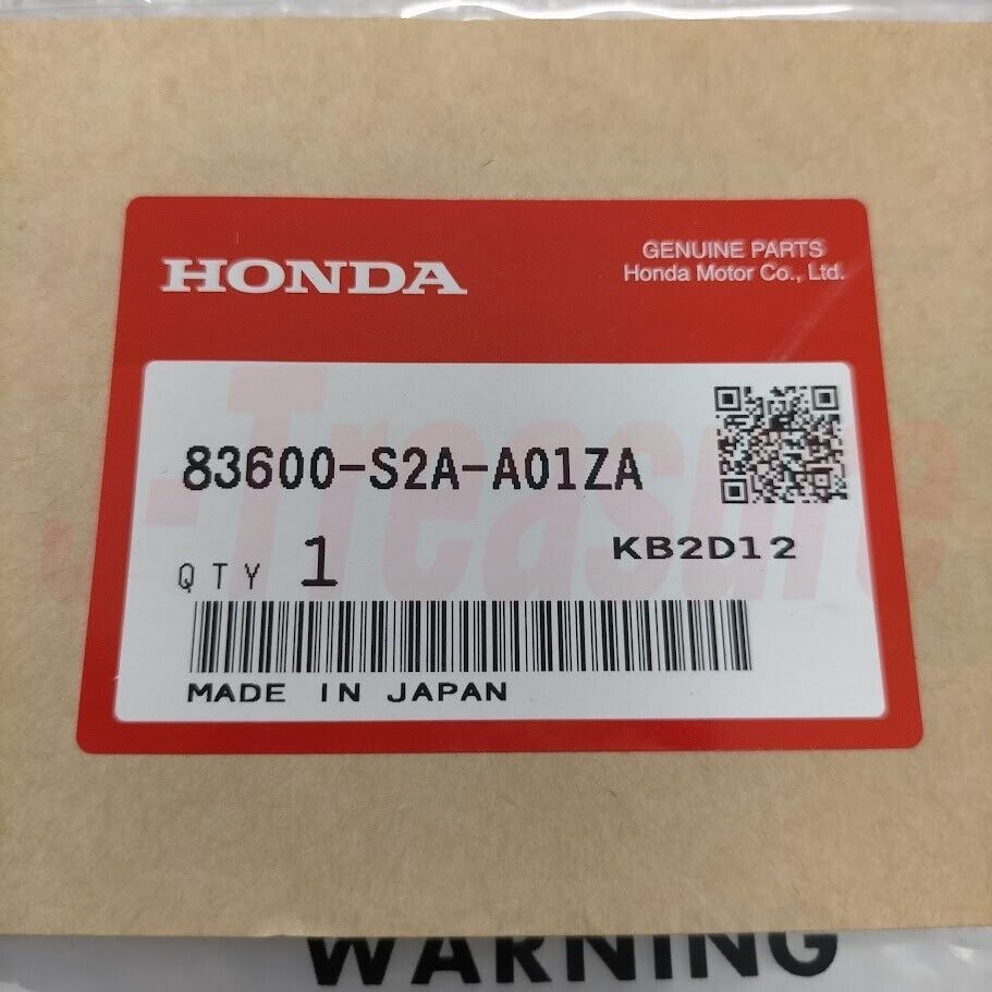 HONDA S2000 Genuine Floor Mat Set Black with Red Letters 83600-S2A-A01ZA OEM LHD