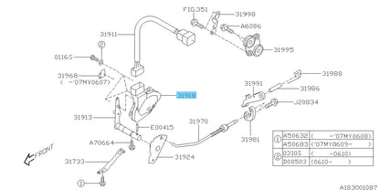 SUBARU IMPREZA WRX STI GDA 99-08 Genuine AT T/M Inhibitor Switch 31918AA000 OEM