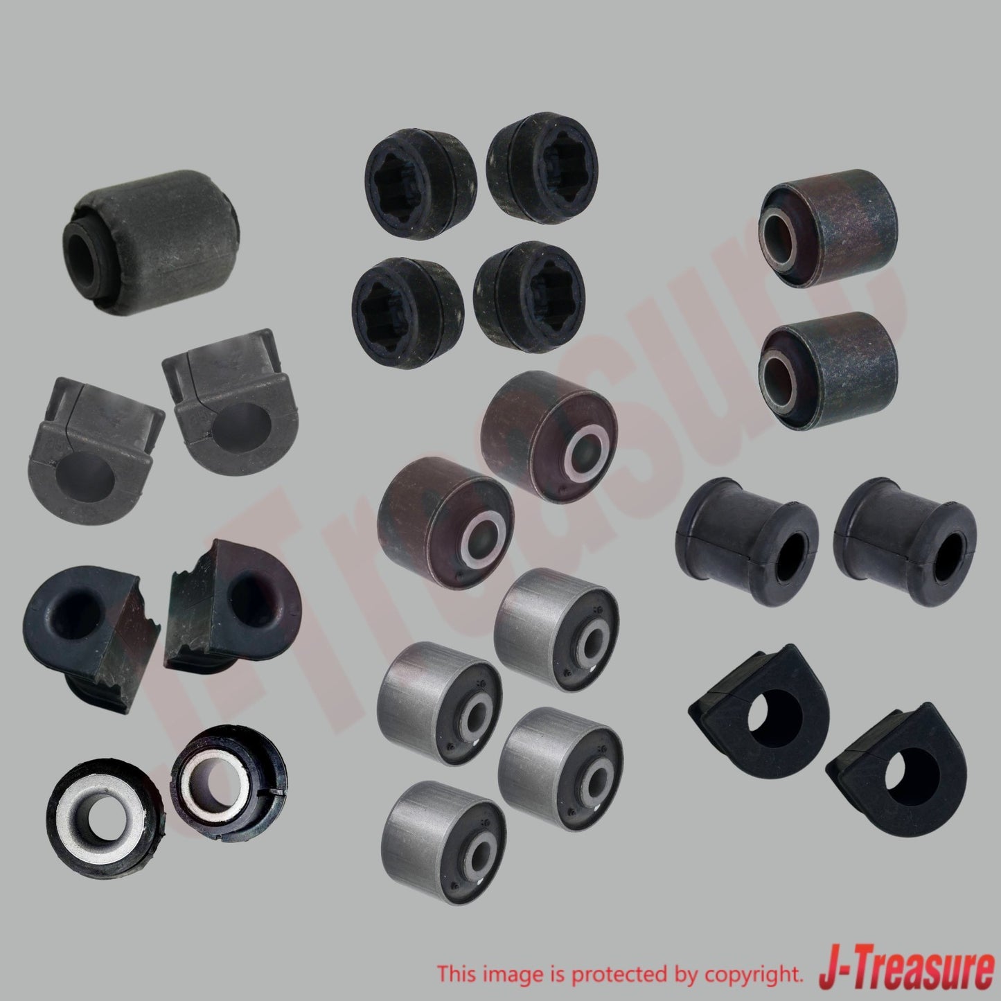 TOYOTA LAND CRUISER KZJ78 '94-95 Genuine Fr & Rr Suspension Bush RH & LH Set