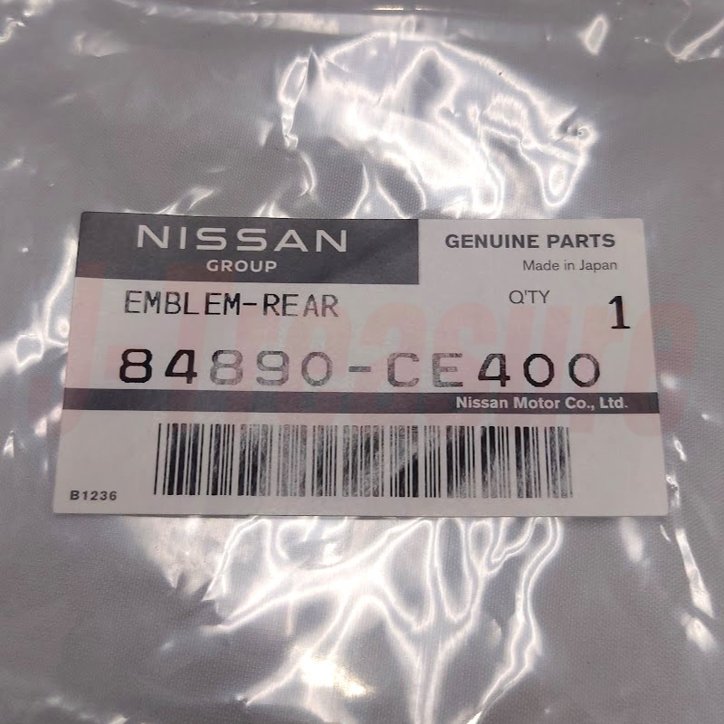 NISSAN 350Z Z33 370Z Z34 04-20 Genuine Rear Emblem Chrome Badge 84890-CE400 OEM