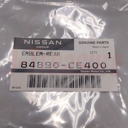 NISSAN 350Z Z33 370Z Z34 04-20 Genuine Rear Emblem Chrome Badge 84890-CE400 OEM