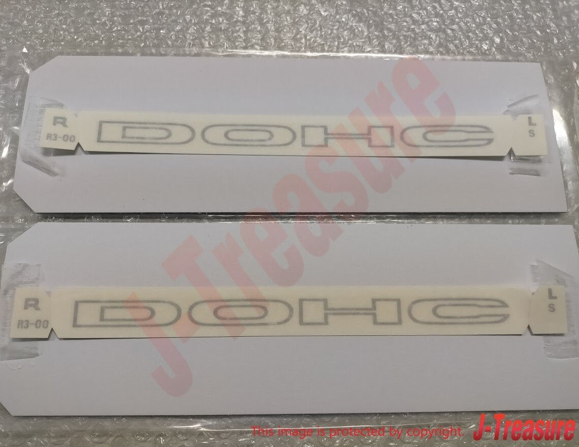 HONDA CIVIC EG EK SiR Genuine Side "DOHC" Sticker Decal 75772-SR3-003ZE x2 OEM