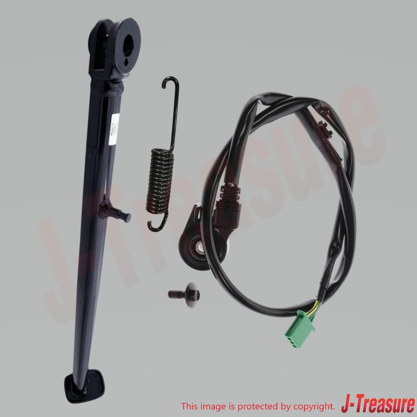HONDA XR650L '93-09 '12-13 Genuine Side Stand Bar & Spring & Switch Set OEM